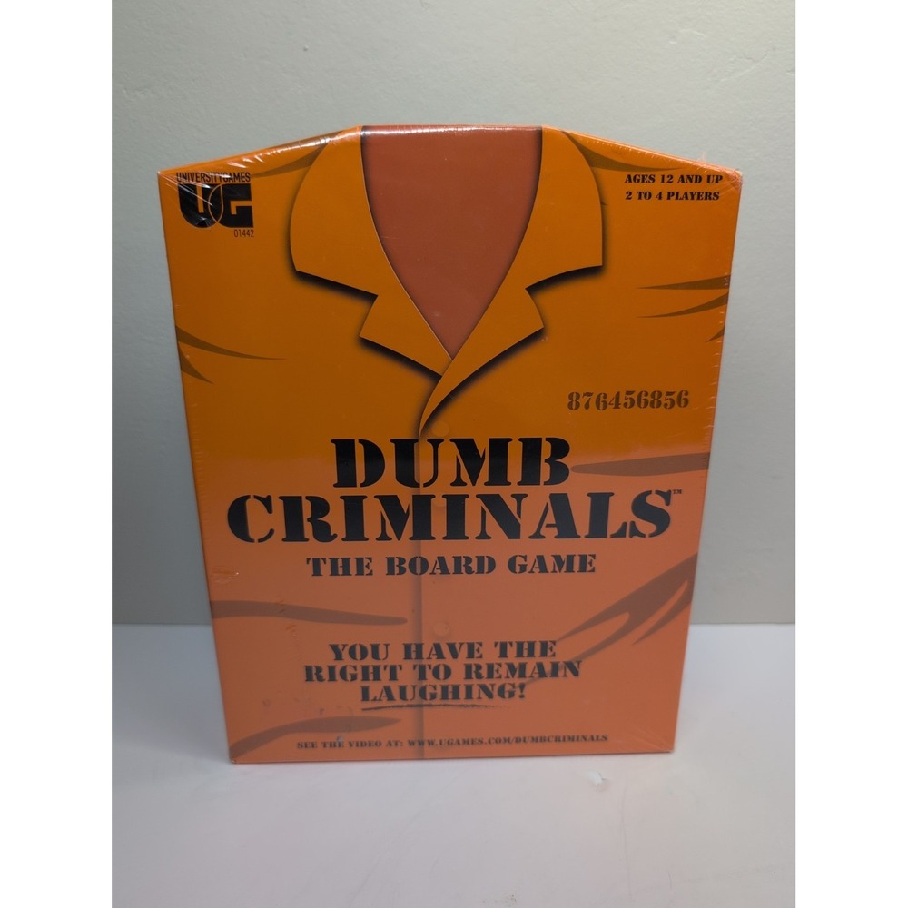 University Games Dumb Criminals Board Game, The Hilarious Party Game New